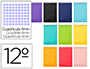 CUADERNO ESPIRAL LIDERPAPEL BOLSILLO DOCEAVO APAISADO WITTY TAPA DURA 80H 75GR CUADRO 4 MM COLORES SURTIDOS