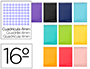 CUADERNO ESPIRAL LIDERPAPEL BOLSILLO DIECISEIAVO APAISADO WITTY TAPA DURA DURA 80H 60GR CUADRO 4 MM COLORES SURTIDOS