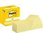 BLOC DE NOTAS ADHESIVAS QUITA Y PON POST-IT 76X127 MM CON 100 HOJAS 655