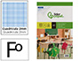 BLOC EXAMENES LIDERPAPEL CUADRO 2MM FOLIO 40 HOJAS 60G/M2