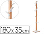 PERCHERO MADERA PAPERFLOW HAYA 8 COLGADORES CON PARAGUERO BLANCO ALTURA 180 CM