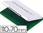 TAMPON Q-CONNECT N2 110X70 MM VERDE