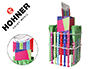 FLAUTA HOHNER GAMA COLORES EXPOSITOR SOBREMESA DE 36 UNIDADES SURTIDAS 6 POR COLOR 140X140X400 MM