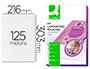 BOLSA DE PLASTIFICAR Q-CONNECT 303 X 216 MM DIN A4 125 MC AUTOADHESIVAS CAJA DE 100 UNIDADES