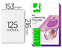 BOLSA DE PLASTIFICAR Q-CONNECT 153 X 216 MM DIN A5 125 MC AUTOADHESIVAS CAJA DE 100 UNIDADES