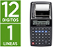 CALCULADORA Q-CONNECT IMPRESORA PANTALLA PAPEL KF11213 12 DIGITOS TINTA AZUL