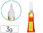 PEGAMENTO Q-CONNECT ADHESIVO INSTANTANEO FUERTE 3 GR UNIDAD