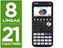 CALCULADORA CASIO FX-CG50 CIENTIFICA GRAFICA 8 LINEAS 21 CARACTERES PANTALLA COLOR 3D MEMORIA 16 MB CONEXION USB