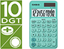 CALCULADORA CASIO SL-310UC-GN BOLSILLO 10 DIGITOS TAX +/- TECLA COLOR VERDE