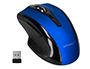 RATON Q-CONNECT OPTICO INALAMBRICO 1000 DPI RECEPTOR USB 2,4 GHZ AZUL