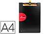 CARPETA EXACOMPTA EXACTIVE CON TAPA POLIPROPILENO NEGRO CON PINZA Y PORTABOLIGRAFO DIN A4