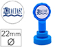 SELLO ARTLINE EMOTICONO GRACIAS COLOR AZUL 22 MM DIAMETRO