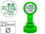 SELLO ARTLINE EMOTICONO MUY BIEN COLOR VERDE 22 MM DIAMETRO