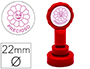 SELLO ARTLINE EMOTICONO PRECIOSO COLOR ROSA 22 MM DIAMETRO