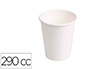 VASO DE CARTON BIODEGRADABLE BLANCO 290 CC PAQUETE DE 50 UNIDADES