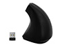 RATON Q-CONNECT OPTICO INALAMBRICO ERGONOMICO VERTICAL DPI 800/1200/1600 PILAS AAA NEGRO