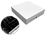 CAJON PORTAMONEDAS 8 MONEDEROS 4 BILLETEROS CON LLAVE ELECTRICO BLANCO 410X415X110MM