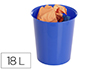 PAPELERA PLASTICO ARCHIVO 2000 ECOGREEN 100% RECICLADA 18 LITROS COLOR AZUL 290X310 MM