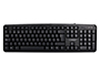 TECLADO Q-CONNECT CON CABLE 1,35 MT COLOR NEGRO