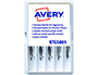 REPUESTO DE AGUJA AVERY CORTA ESTANDAR BASE PLASTICO PARA PISTOLA DE NAVETES TGS005 CAJA DE 5 UNIDADES