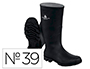 BOTAS DELTAPLUS DE SEGURIDAD STONE PVC NEGRO SUELA DE TACOS TALLA 39