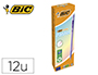 PORTAMINAS BIC MATIC PASTEL 0,7 MM CAJA DE 12 UNIDADES COLORES SURTIDOS