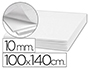 CARTON PLUMA LIDERPAPEL BLANCO DOBLE CARA 100X140CM ESPESOR 10 MM