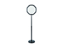 EXPOSITOR DE PIE BI-OFFICE FORMA OCTOGONAL MAGNETICO AJUSTABLE ALTURA COLOR NEGRO 1650X300 MM