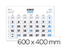 CALENDARIO PARED LIDERPAPEL CLASICO 2025 LOMO ENGOMADO 60X40 CM PAPEL 105 GR
