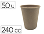 VASO TERMICO CARTON KRAFT 240 CC PAQUETE DE 50 UNIDADES