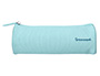 ESTUCHE PORTATODO LIDERPAPEL CLASSIC CILINDRICO ANCHO 210X70MM AZUL CELESTE
