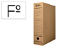 CAJA ARCHIVO DEFINITIVO LIDERPAPEL FOLIO CARTON RECICLADO 325G/M2 LOMO 100 MM KRAFT 365X100X251 MM