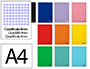 CUADERNO ESPIRAL LIDERPAPEL A4 SMART TAPA BLANDA 80H 75GR CUADRO 4 MM CON MARGEN COLORES SURTIDOS