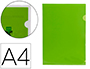 CARPETA LIDERPAPEL DOSSIER UERO 44003 POLIPROPILENO DIN A4 VERDE 20 HOJAS