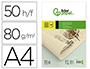 BLOC PAPEL MILIMETRADO LIDERPAPEL ENCOLADO 210X297 MM 50 HOJAS 80G/M2