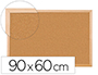 PIZARRA CORCHO Q-CONNECT 90X60 CM MARCO DE MADERA