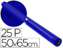 PAPEL CHAROL AZUL ROLLO 25 HOJAS DE 50X65 CM