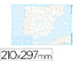 MAPA MUDO B/N DIN A4 ESPAA POLITICO