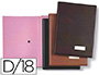 PORTAFIRMAS PARDO 0875 18 DEPARTAMENTOS COLOR NEGRO