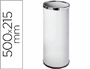 PARAGUERO METALICO 301 BLANCO AROS CROMADOS 50X21,5 CM