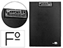 CARPETA LIDERPAPEL MINICLIP SUPERIOR FOLIO PLASTICO NEGRO