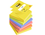 BLOC DE NOTAS ADHESIVAS QUITA Y PON POST-IT 76X76 MM Z-NOTESULTRA INTENSO PACK DE 6 BLOCS SURTIDO