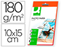 PAPEL Q-CONNECT FOTO GLOSSY KF01905 10X15 CM DIGITAL PHOTO PARA INK-JET BOLSA DE 25 HOJAS DE 180 GR