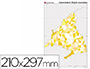 MAPA MUDO COLOR DIN A4 COMUNIDAD DE MADRID POLITICO