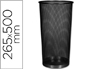 PARAGUERO METALICO Q-CONNECT KF00829 REJILLA NEGRO 26,5 DIAMETRO X 50 CM