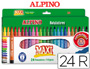 ROTULADOR ALPINO MAXI CAJA DE 24 UNIDADES COLORES SURTIDOS