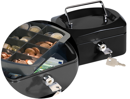 CAJA CAUDALES Q-CONNECT 6