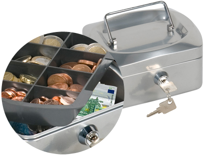 CAJA CAUDALES Q-CONNECT 6