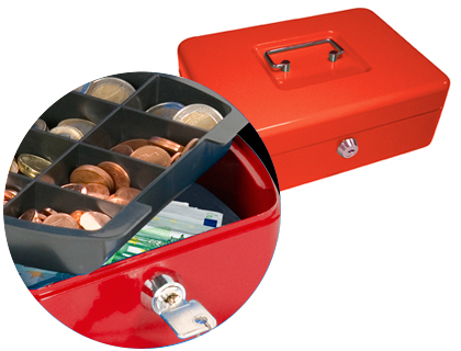 CAJA CAUDALES Q-CONNECT 10