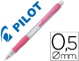 PORTAMINAS PILOT SUPER GRIP ROSA 0,5 MM SUJECION DE CAUCHO